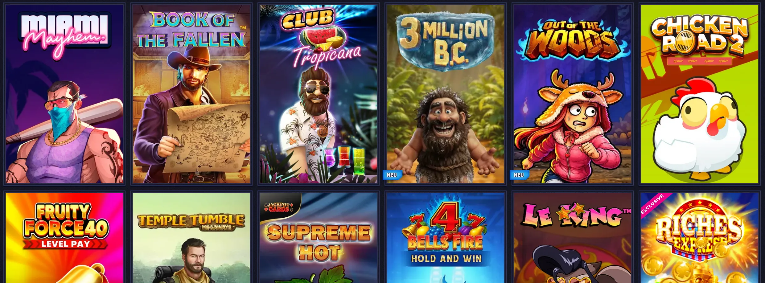 Sportaza Casino mit Spielauswahl