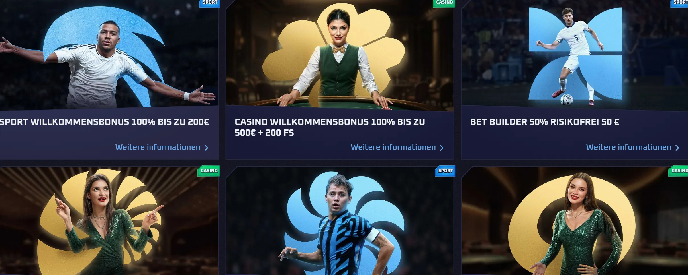 Sportaza Belohnungen und Challenges