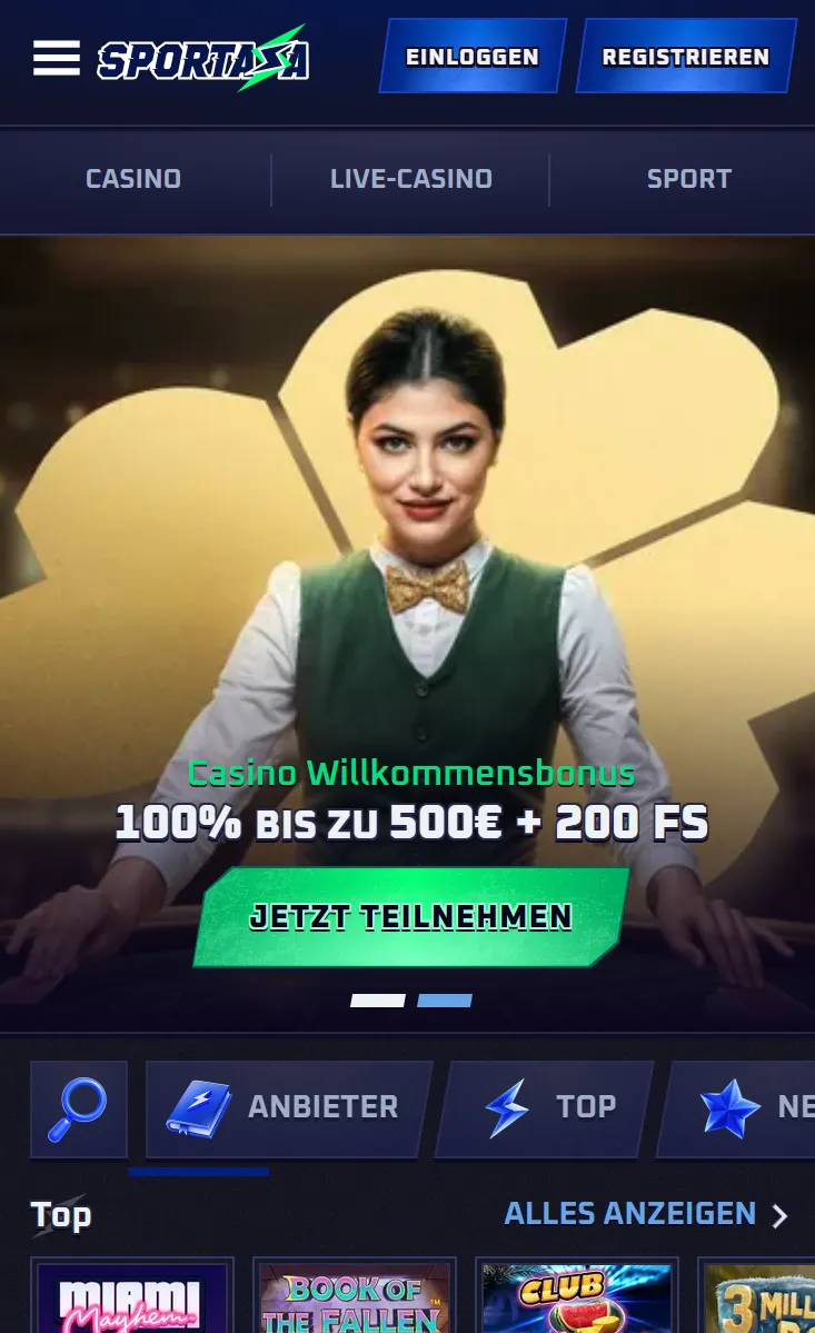 Sportaza Konto, KYC und Mobilzugang