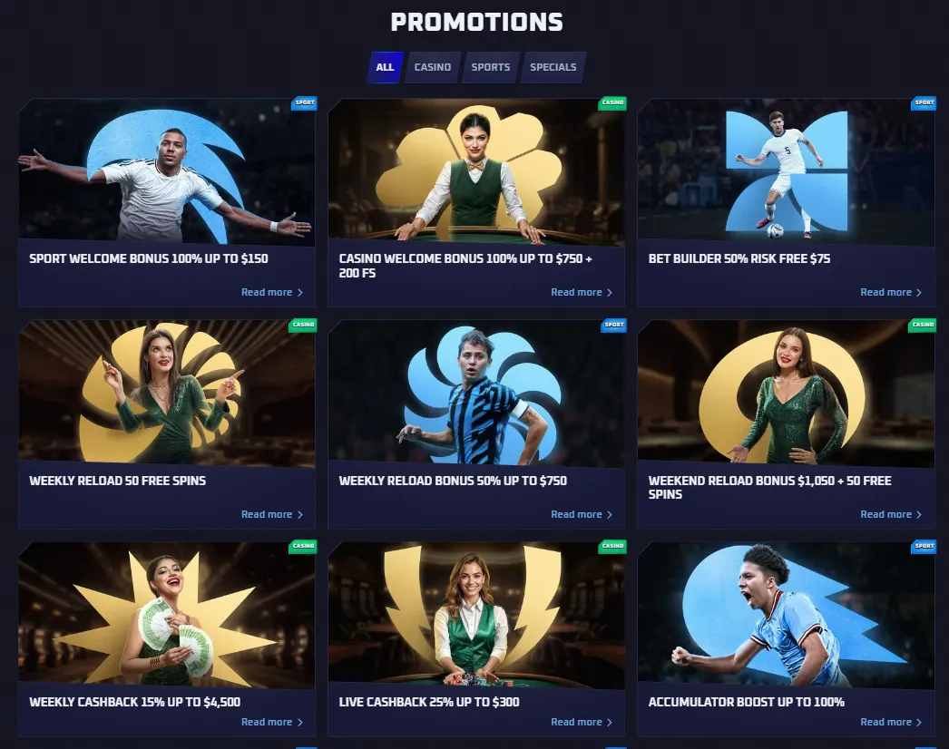 Sportaza bonuses, free spins, cashback and sports rewards overview