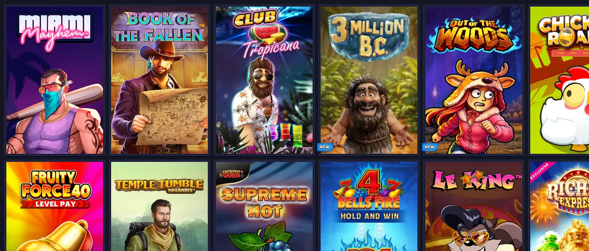 Sportaza casino game selection