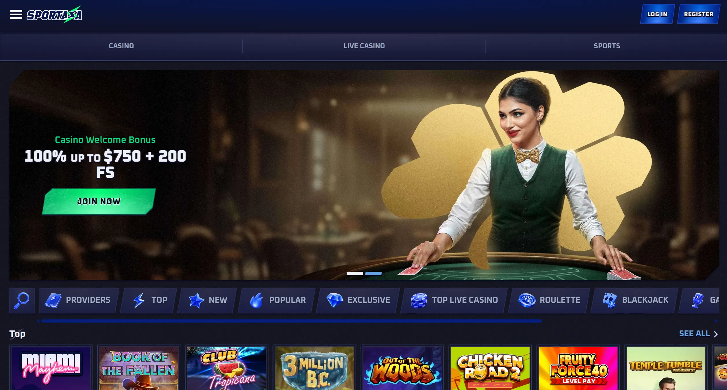 Sportaza casino and sportsbook overview