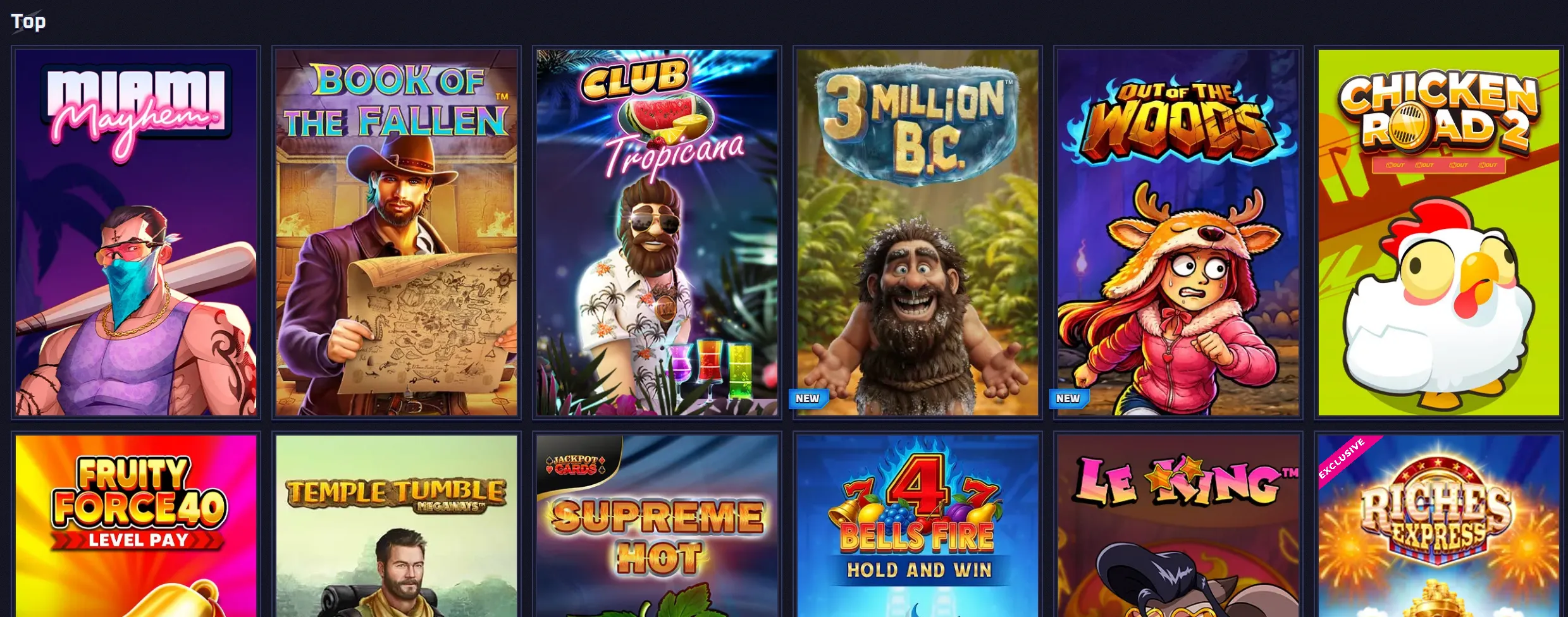 Sportaza casino games selection