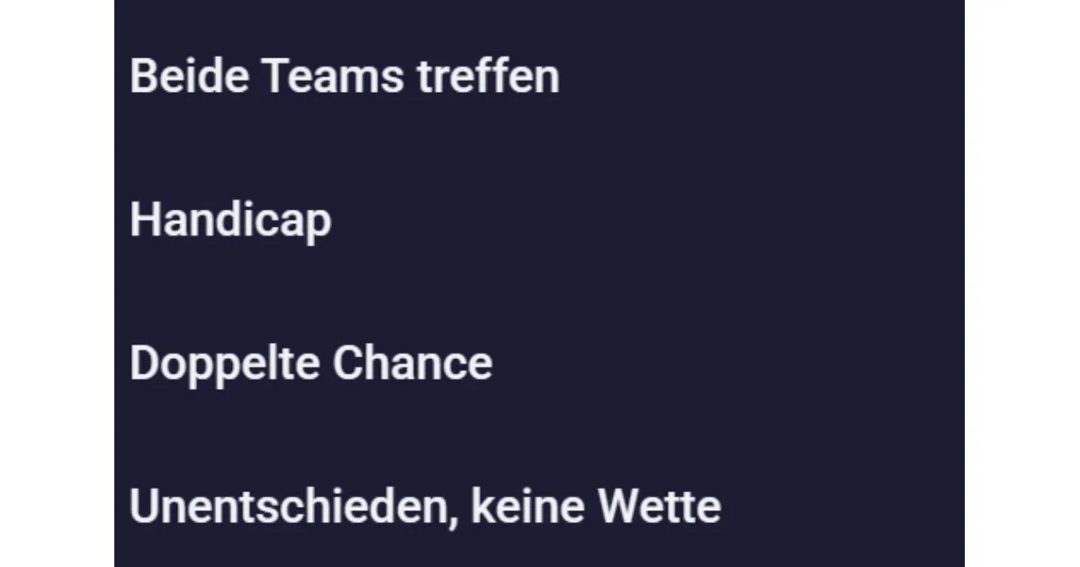 Live-Wetten und Quoten