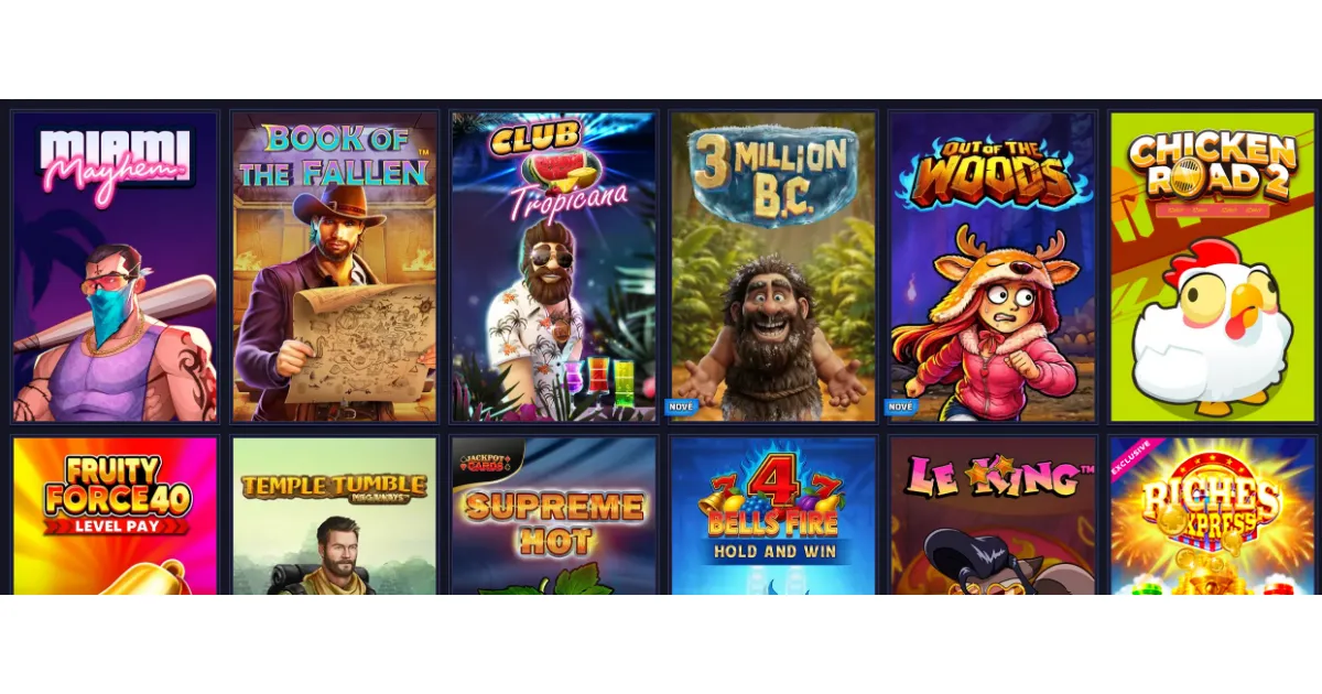 Výběr her Sportaza Casino