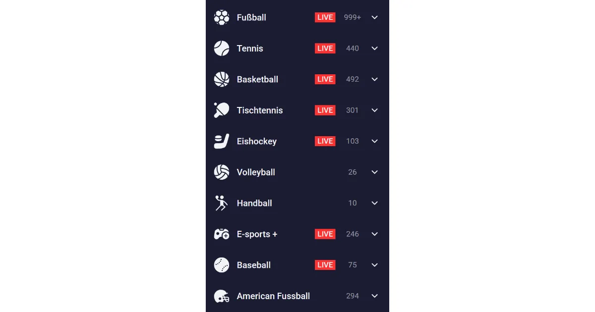 Sportwetten Übersicht Sportaza