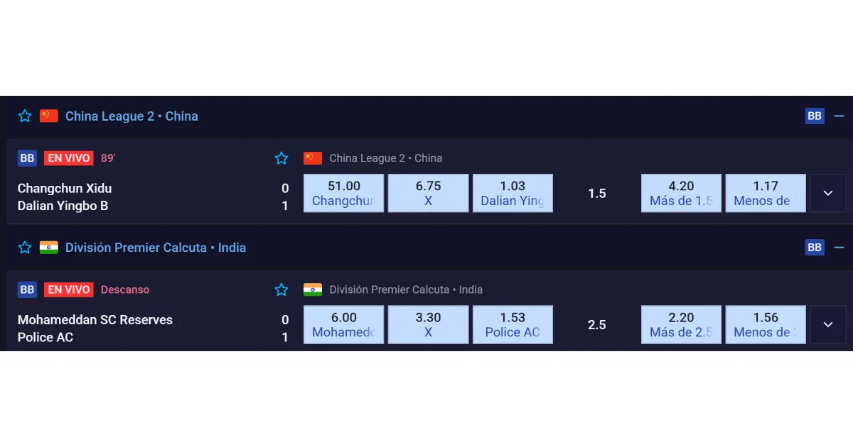 Bet Builder y Cash Out