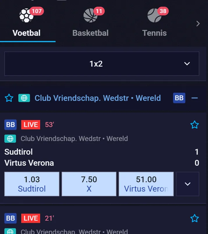 Sportaza sportsbook mobiel