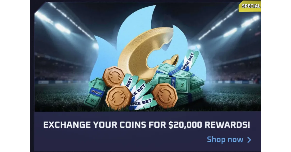 Collections, Cup and Coin rewards