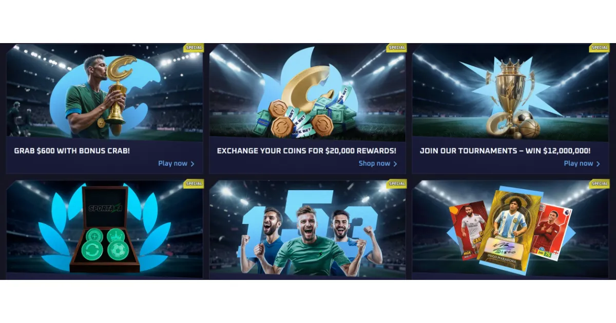 Sportaza rewards and challenges