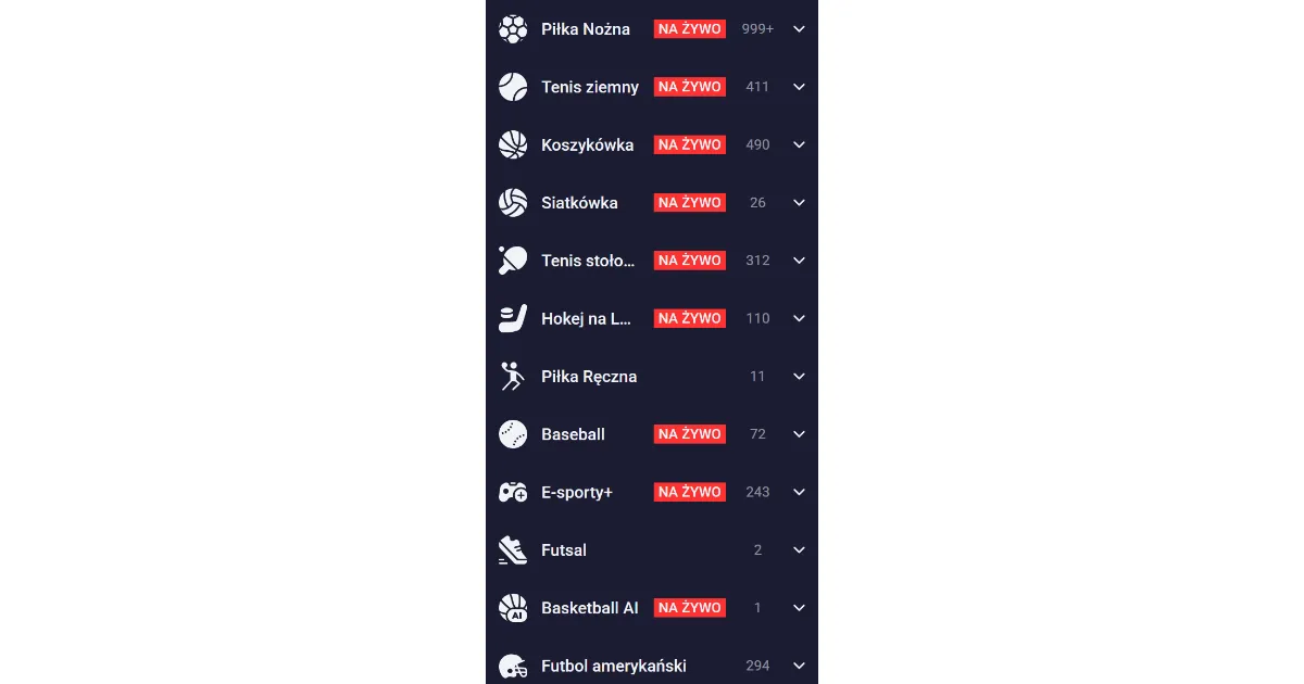 Kupon zakładów Sportaza
