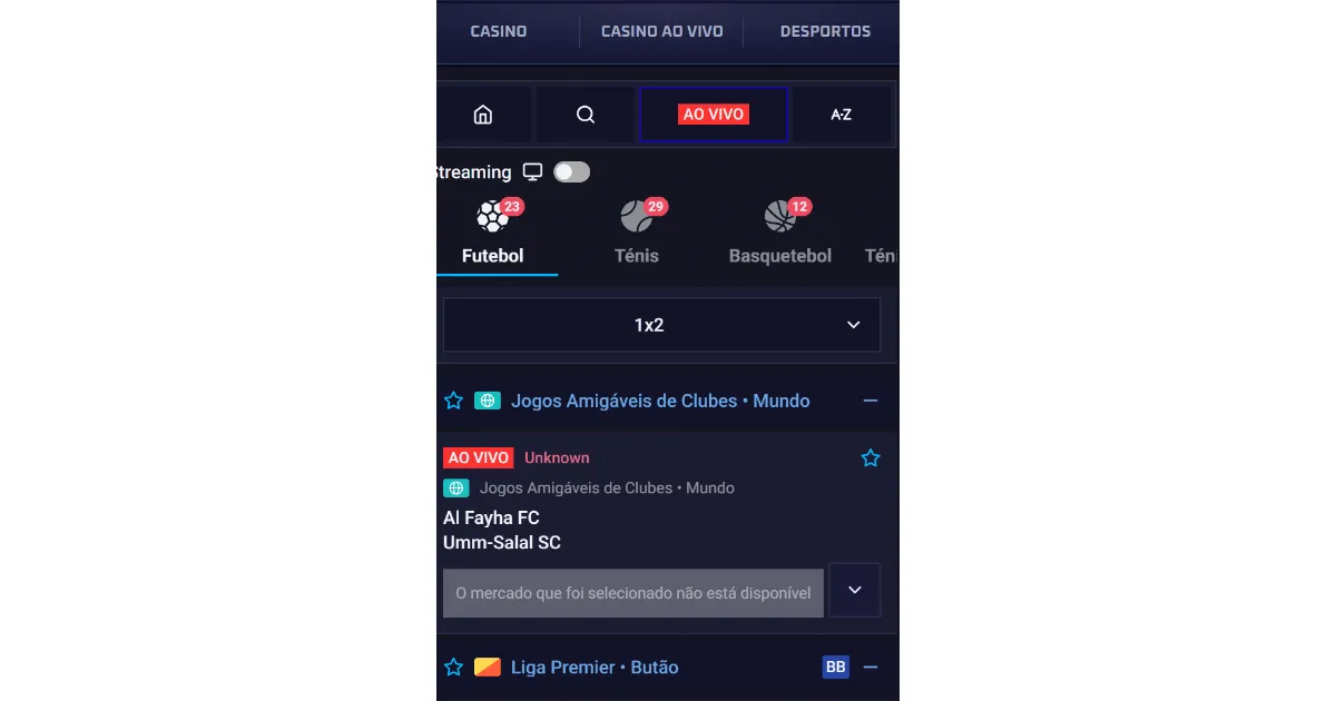 Apostas móveis Sportaza