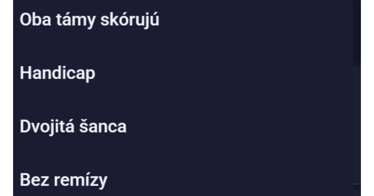 Živé športové kurzy